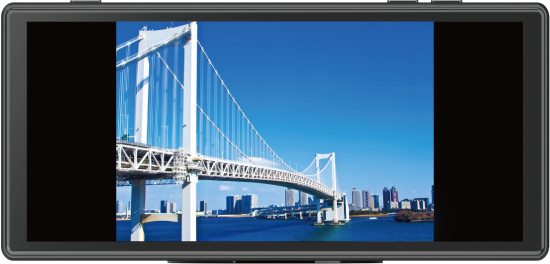 ワイド画面エンタメ表示